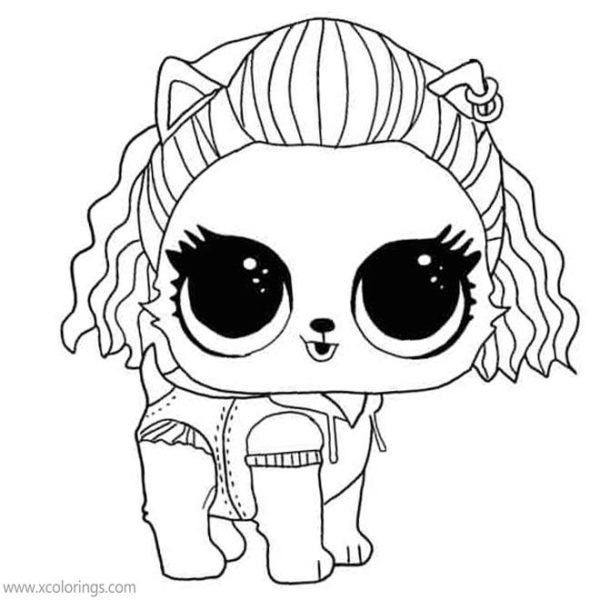 LOL Pets Coloring Pages Fuzzy Fan XColorings