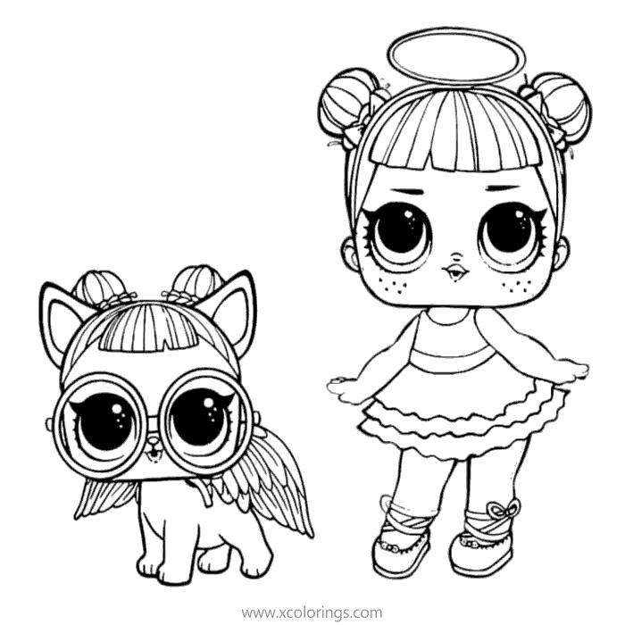 Lol Pets Coloring Pages And Lol Surprise Doll Xcolorings Com