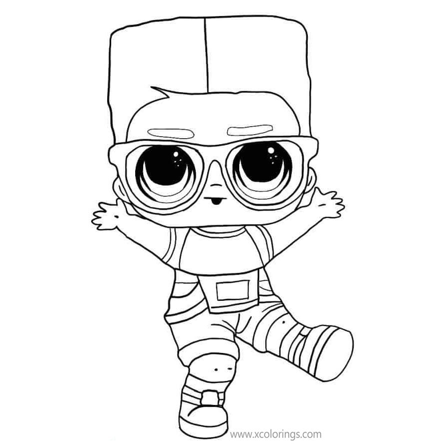 LOL Surprise Boy Coloring Pages Bhaddie Boy - XColorings.com