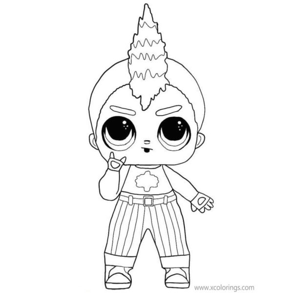 LOL Surprise Boy Coloring Pages Bhaddie Boy - XColorings.com