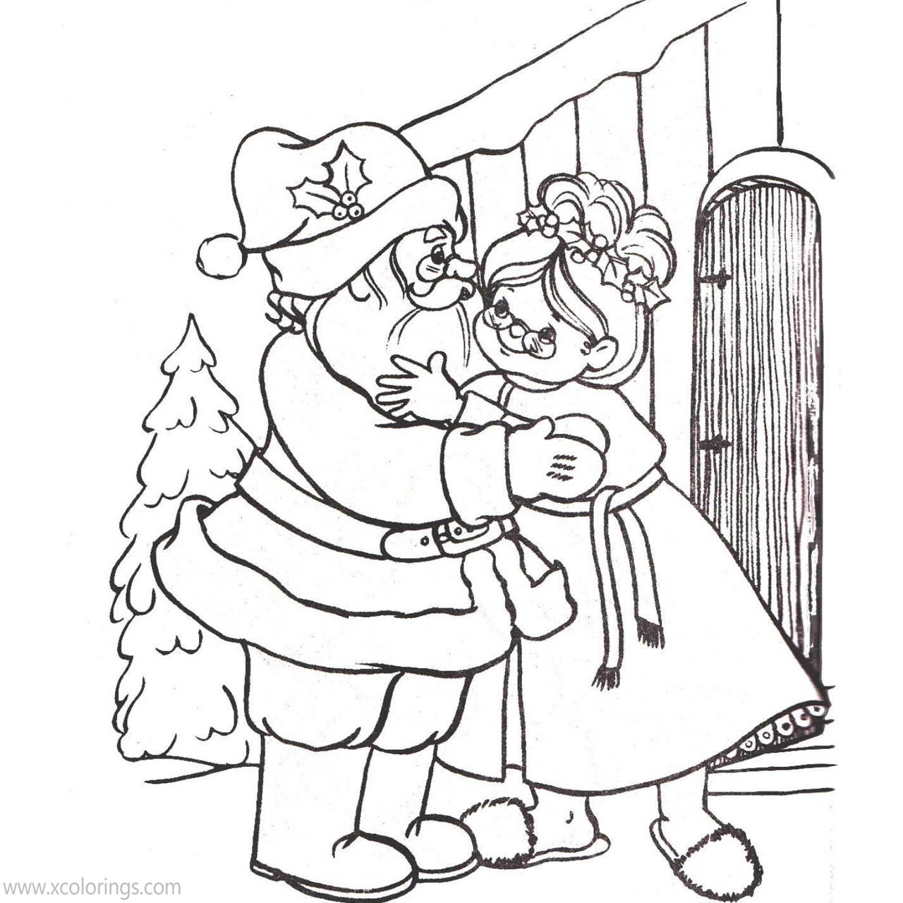 Mrs. Claus Coloring Pages Coloring Pages