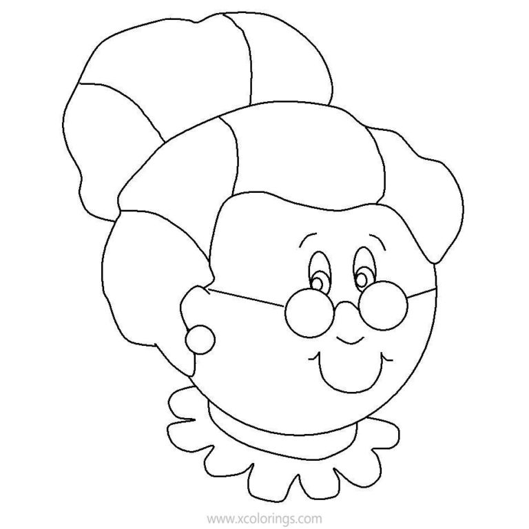 Mr. and Mrs. Claus At Home Coloring Pages