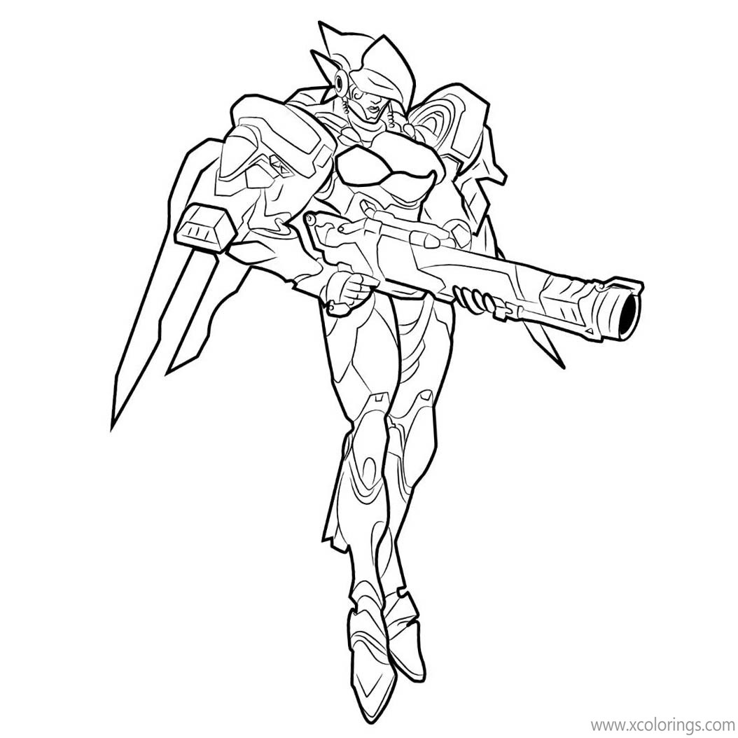 Free Overwatch Coloring Pages Sombra printable