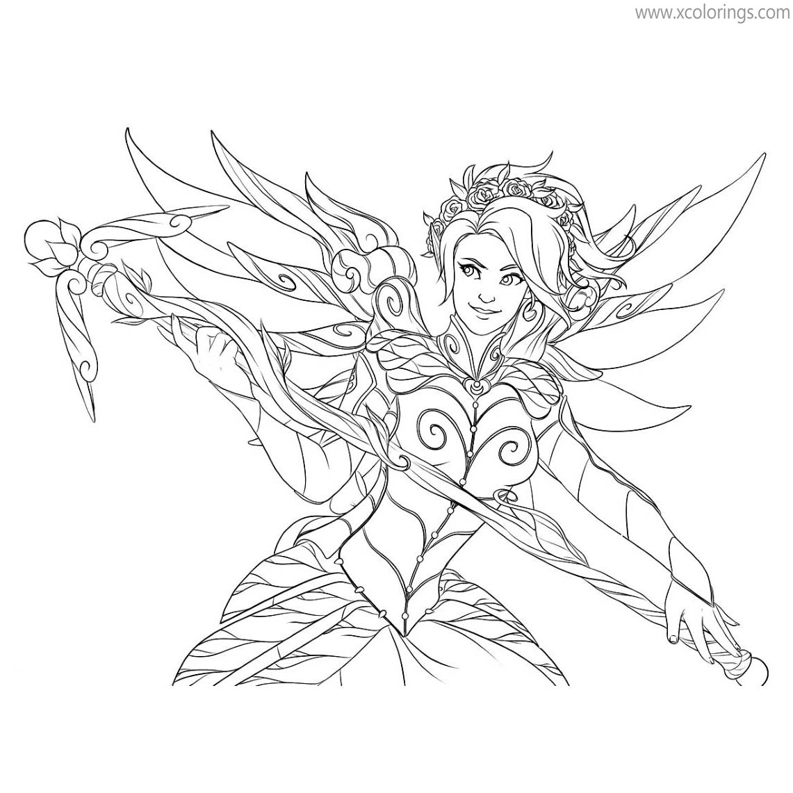 Free Overwatch Coloring Pages Tracer Lena Oxton printable