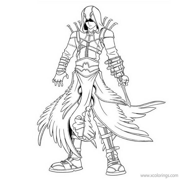 Free Printable Assassin's Creed Coloring Pages printable