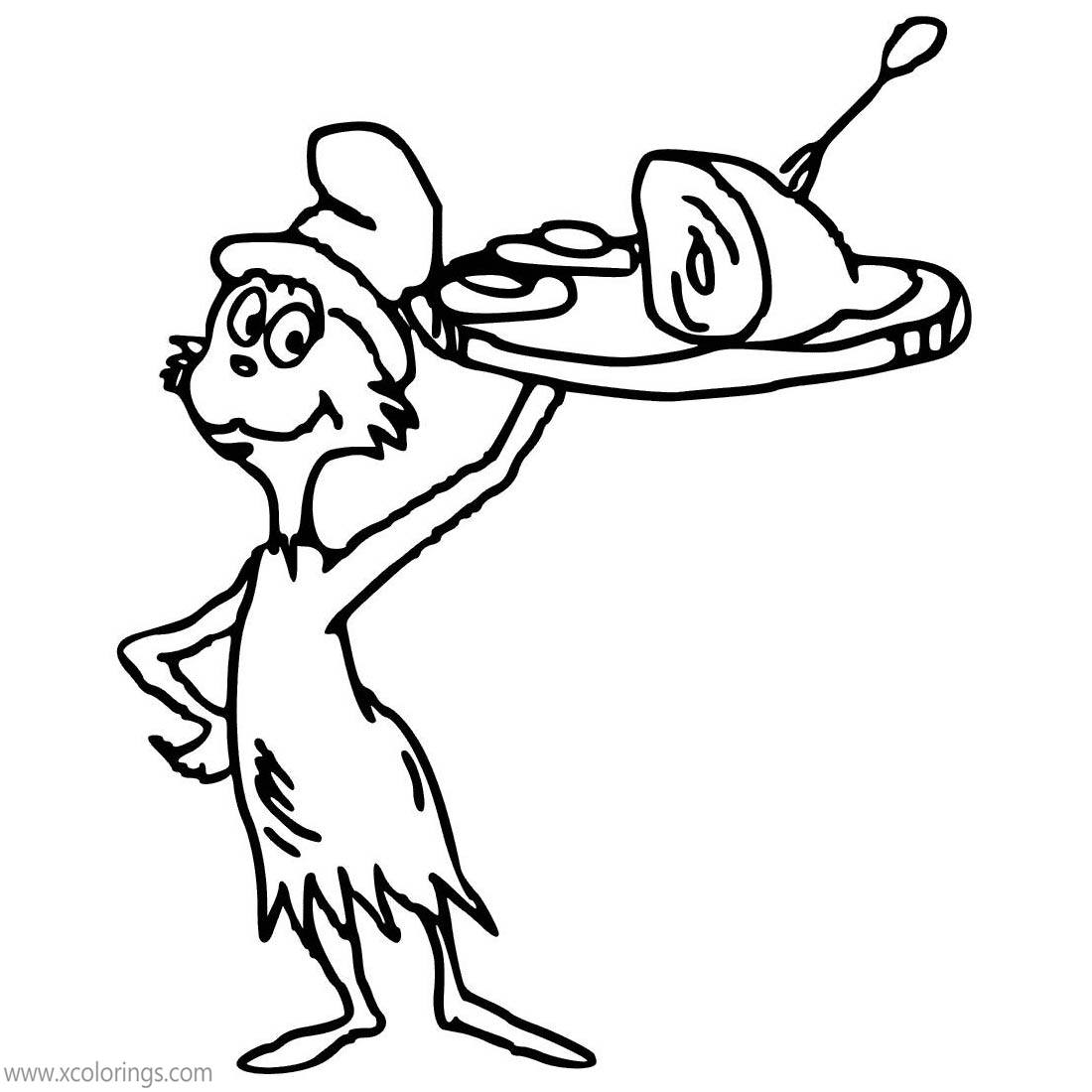Free Sam with Green Eggs and Ham Coloring Pages printable