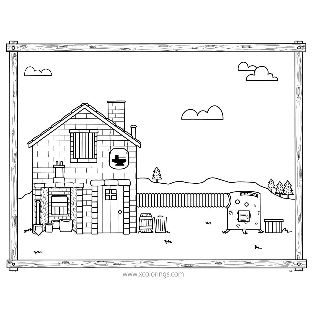 Free Stardew Valley Coloring Pages Artword by RobynSmith printable