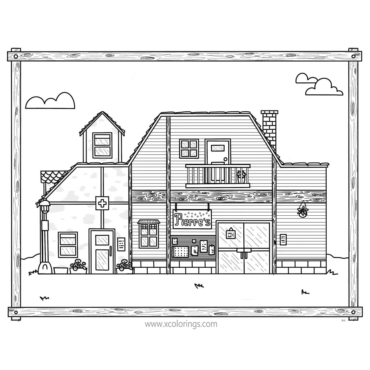 Free Stardew Valley Coloring Pages from RobynSmith printable