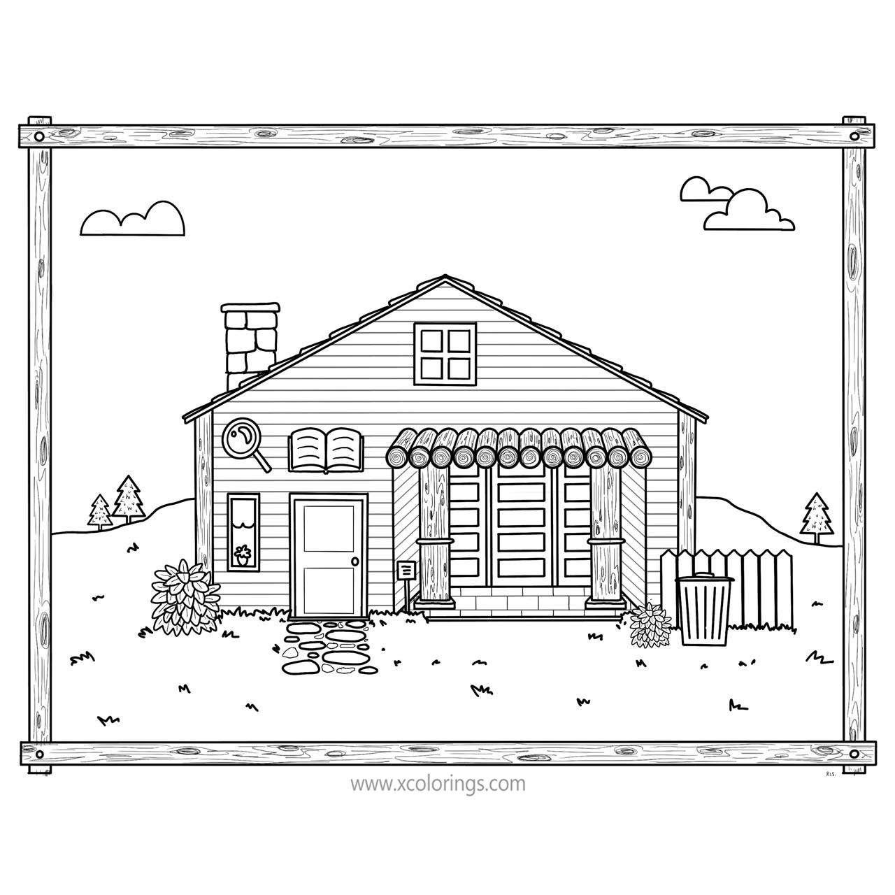 Free Stardew Valley House Coloring Pages by RobynSmith printable