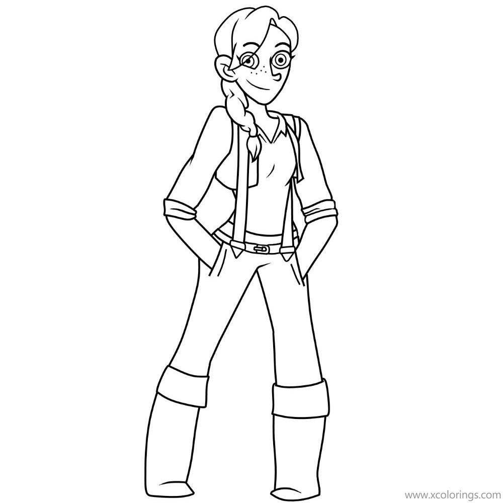 Free Stardew Valley Villagers Coloring Pages Leah printable