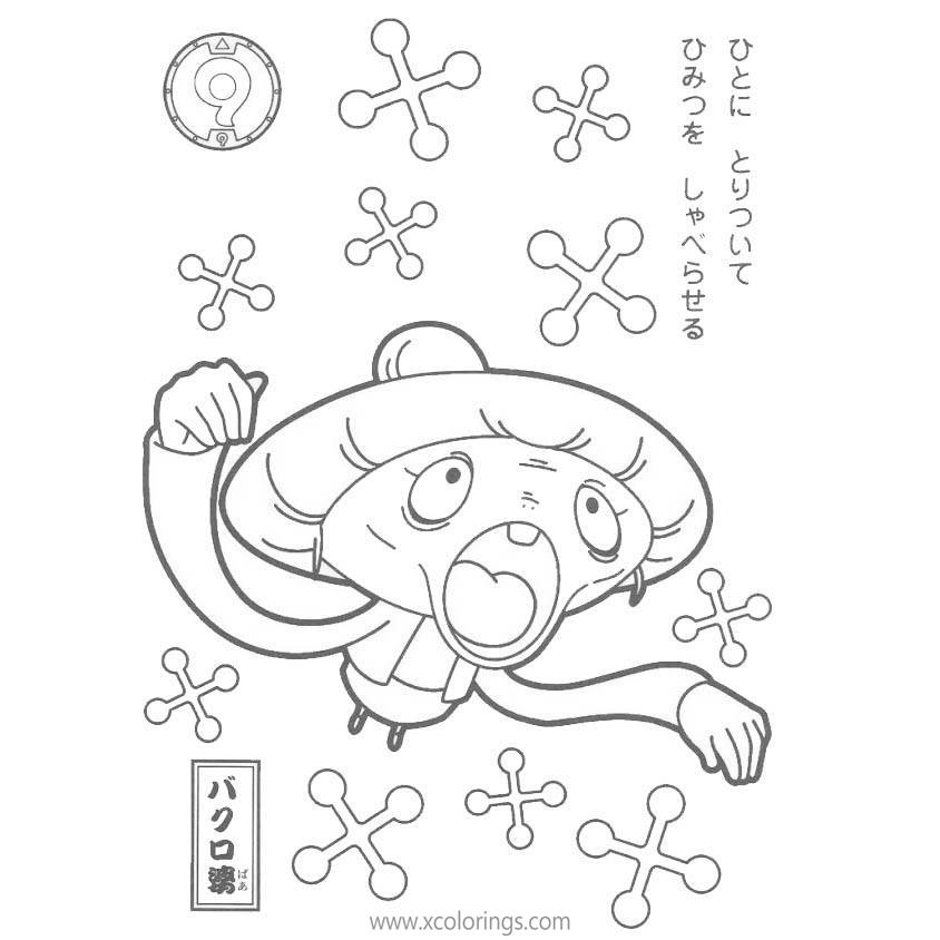 Free Tattletell from Yo-Kai Watch Coloring Pages printable