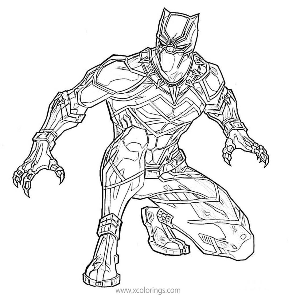 Lego Black Panther Coloring Pages with Lego Iron Man and Lego Supergirl