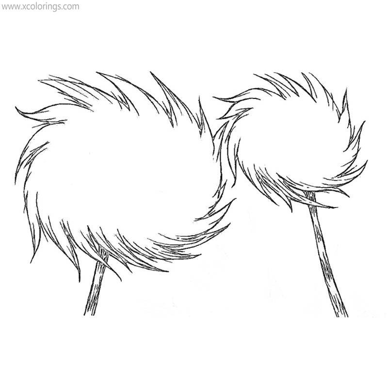 Free The Lorax Trees Coloring Pages printable