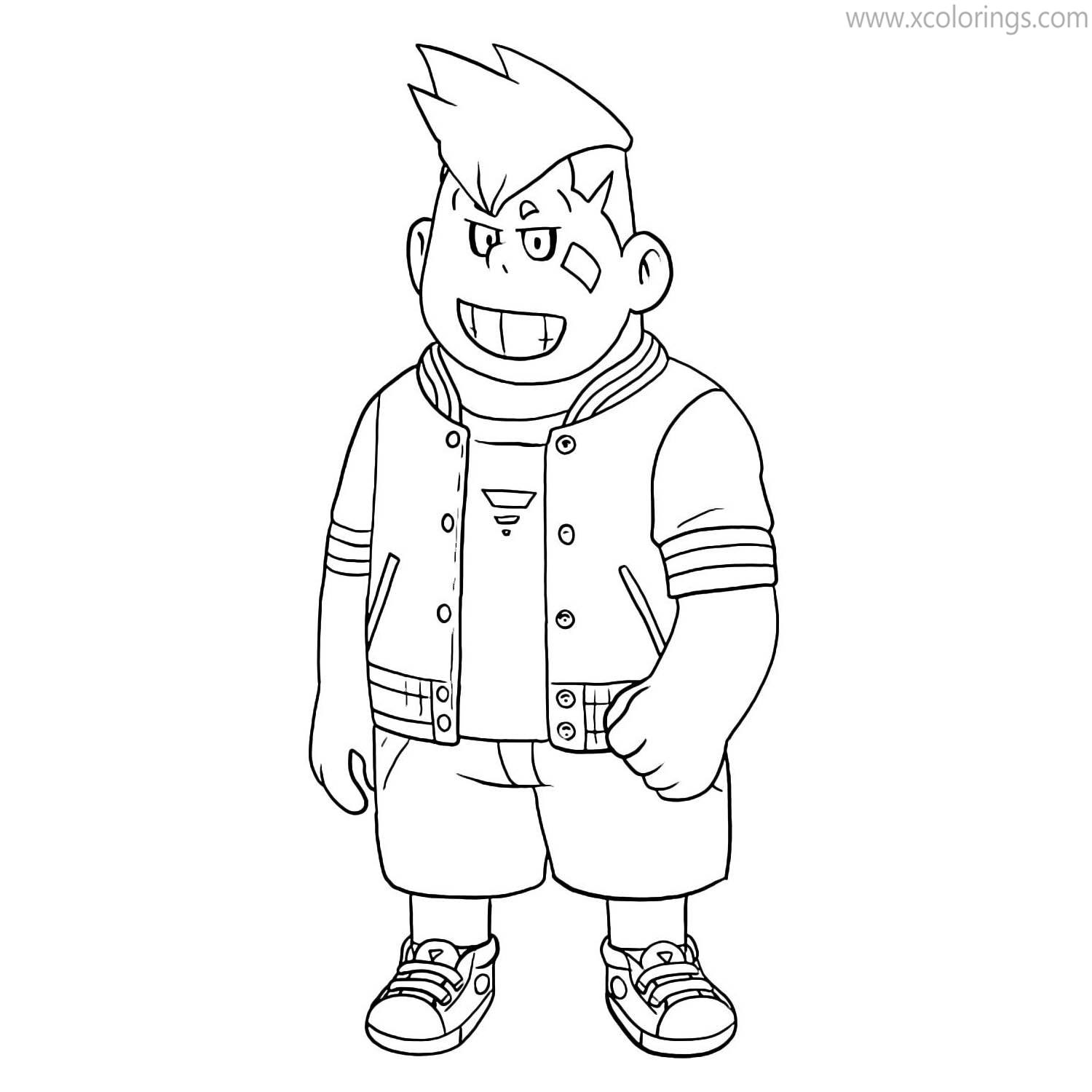 Free Yo-Kai Watch Coloring Pages Barnaby Bernstein printable