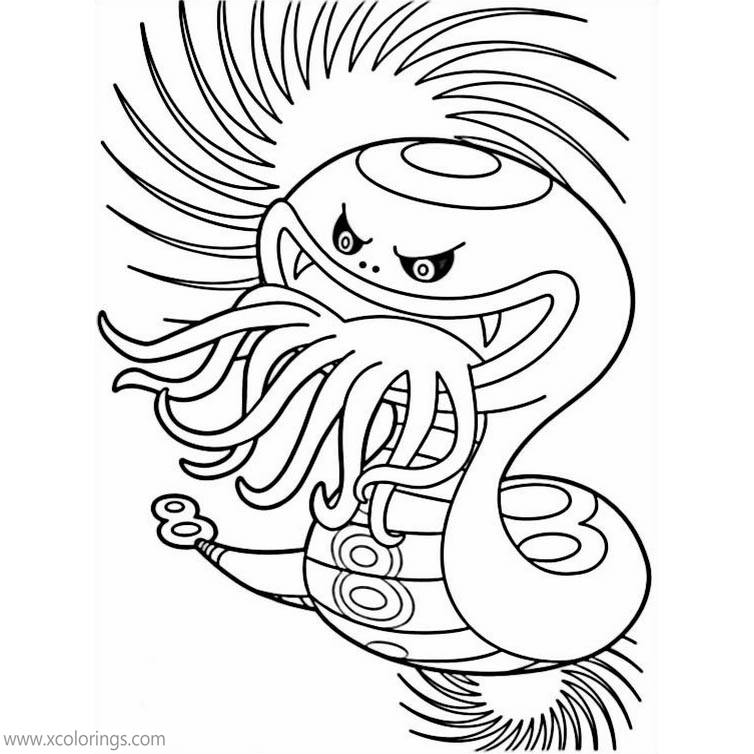 Free Yo-Kai Watch Coloring Pages Slurpent Snake printable