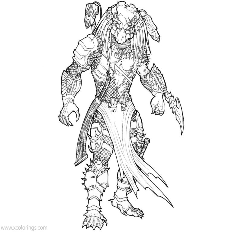 Predator Coloring Pages Printable - XColorings.com
