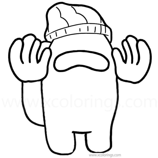 Among Us Coloring Pages SUS Impostor - XColorings.com