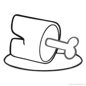 Among Us Coloring Pages Mr.Cheese Skin - XColorings.com