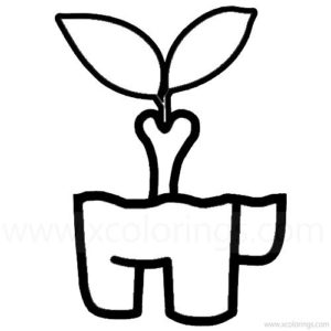 Among Us Ghost Coloring Pages - XColorings.com