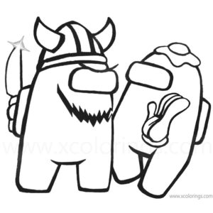 Among Us Coloring Pages Team Characters - XColorings.com