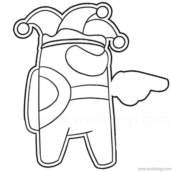 Among Us Coloring Pages Dead Body Lineart - XColorings.com