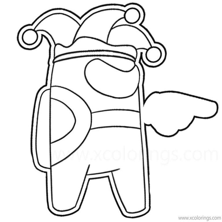 Among Us Logic Coloring Pages Baby Character - XColorings.com