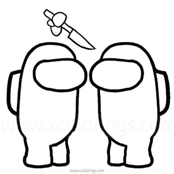 Among Us Crewmate Coloring Page - 187+ SVG File for DIY Machine