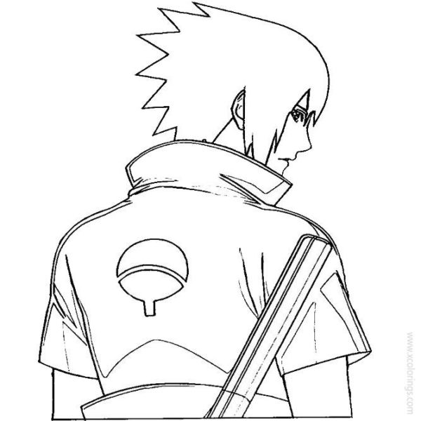 Sasuke Uchiha Coloring Pages