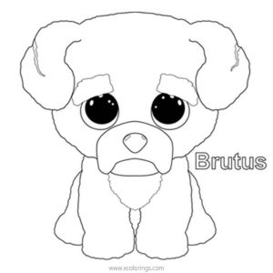 Beanie Boos Coloring Pages Leona Leopard - XColorings.com
