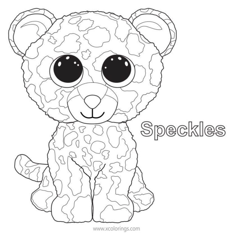 Beanie Boos Coloring Pages Sapphire - XColorings.com