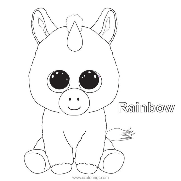 Beanie Boos Coloring Pages Maddie Dog - XColorings.com