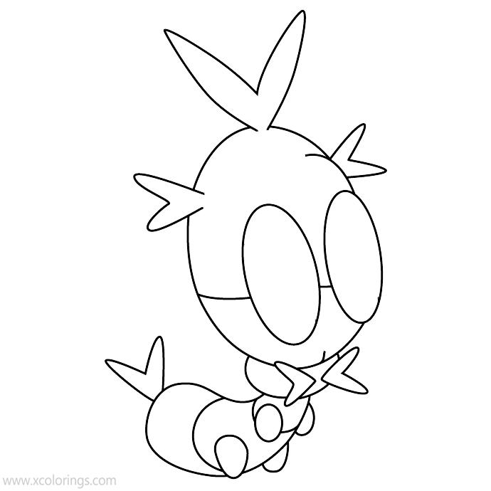 Free Blipbug Pokemon Coloring Pages printable