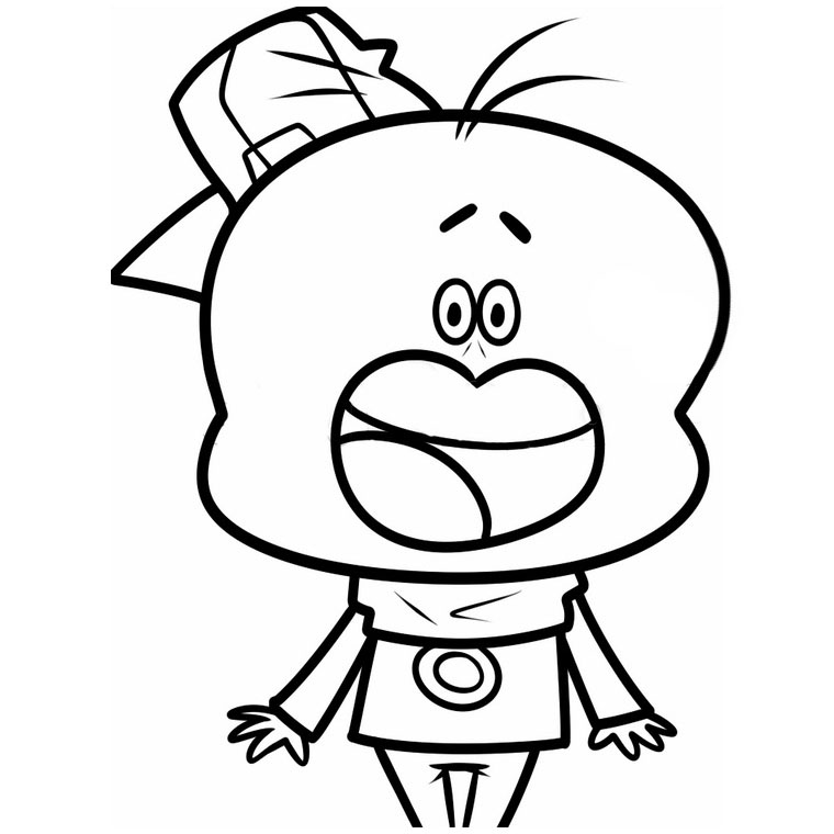 Free Boyster Coloring Pages Character printable