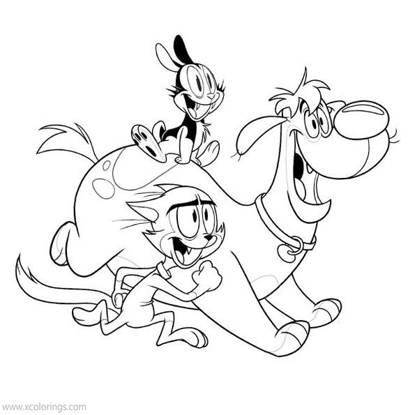 Free Bunnicula Characters Coloring Pages printable