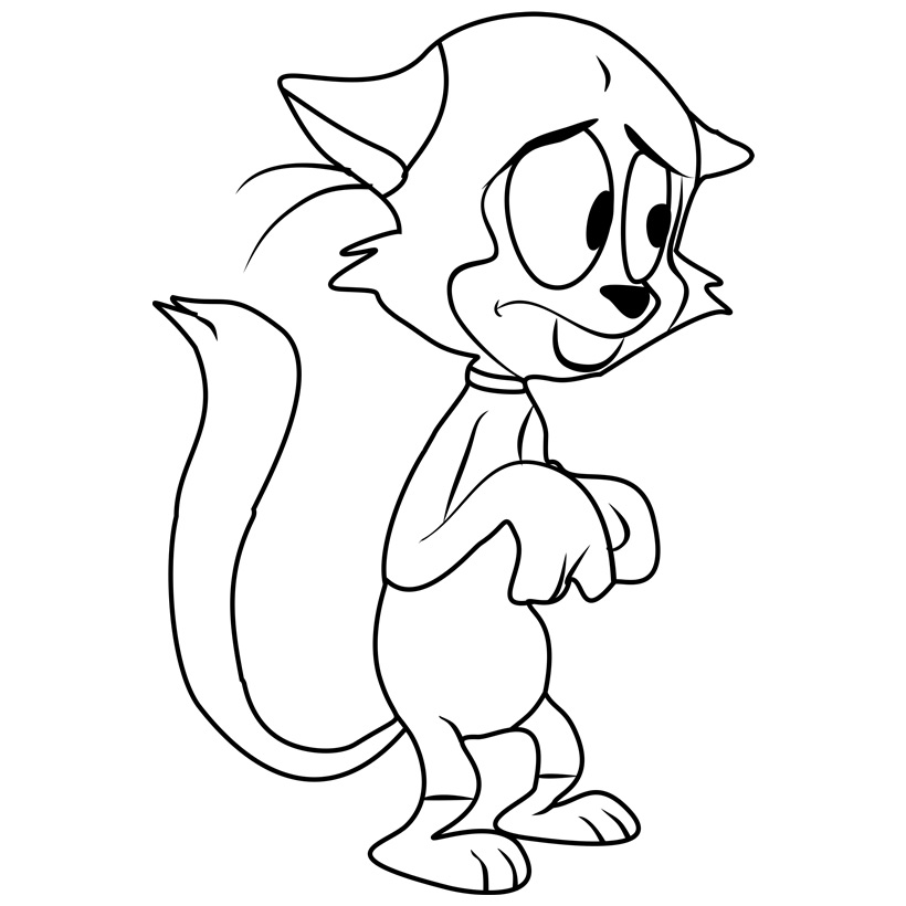 Free Bunnicula Coloring Pages Character Chester Cat printable