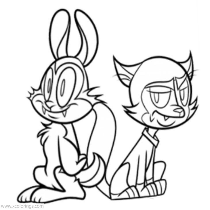 Free Bunnicula and Chester Coloring Pages printable