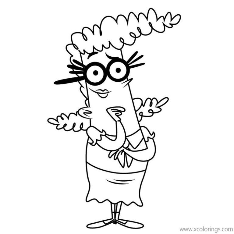 Bunsen Is The Beast Coloring Pages Monster is Smiling - XColorings.com