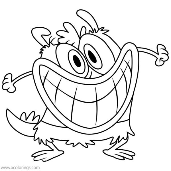 Amphibia Coloring Pages Anne Boonchuy and Sprig Pantar - XColorings.com
