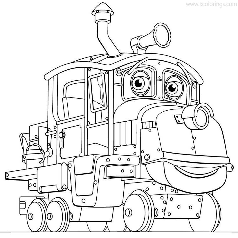 Free Calley from Chuggington Coloring Pages printable