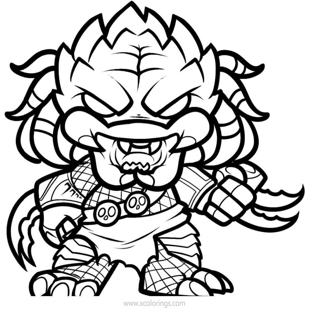 Predator Coloring Pages Printable - XColorings.com