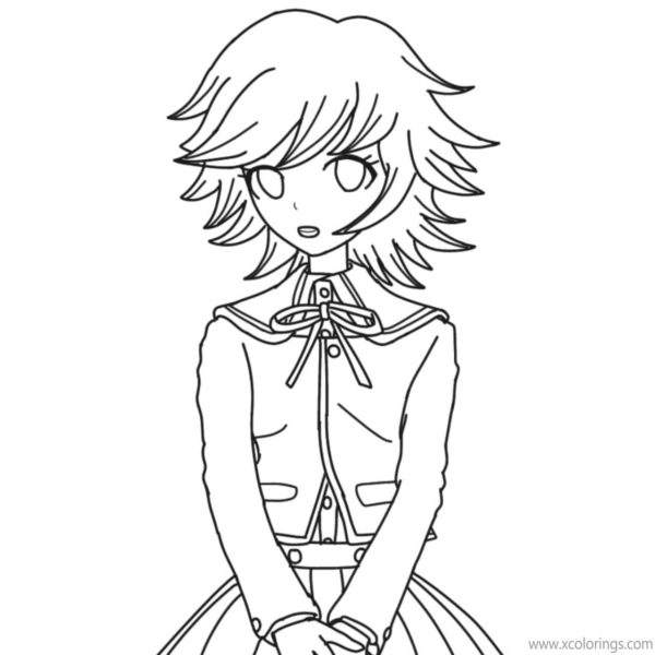 Danganronpa Characters Coloring Pages Junko Enoshima - XColorings.com