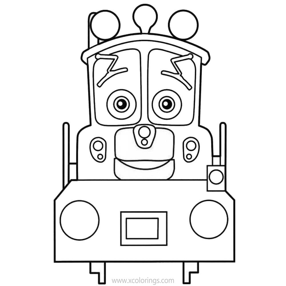 Free Chuggington Calley Coloring Pages printable