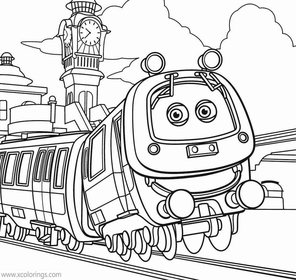 Free Chuggington Coloring Pages Emery printable