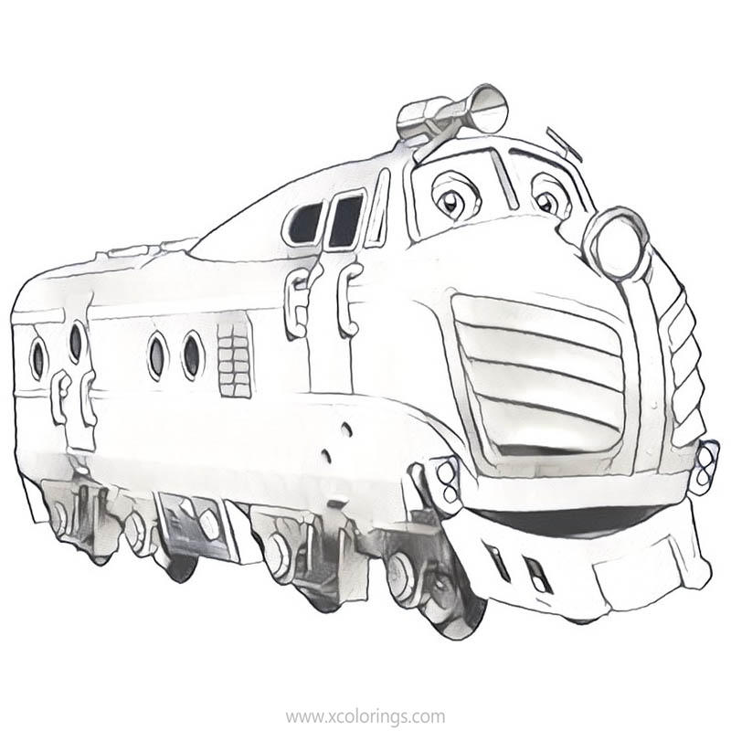 Free Chuggington Coloring Pages Harry printable
