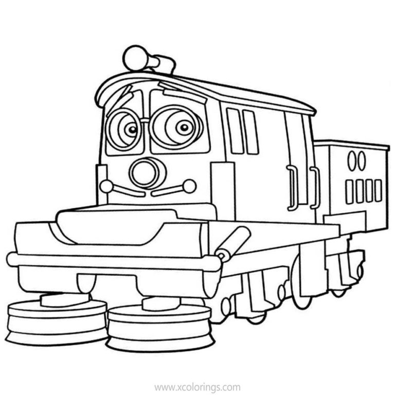 Action Chugger from Chuggington Coloring Pages - XColorings.com