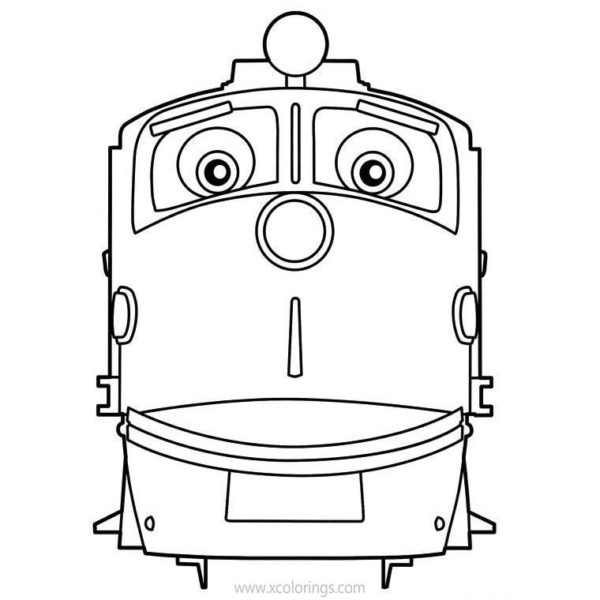 Chuggington Hodge Coloring Pages - XColorings.com