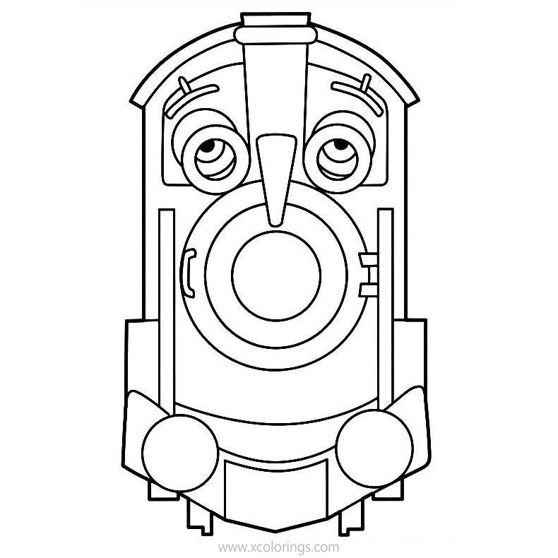 Free Chuggington Old Puffer Pete Coloring Pages printable