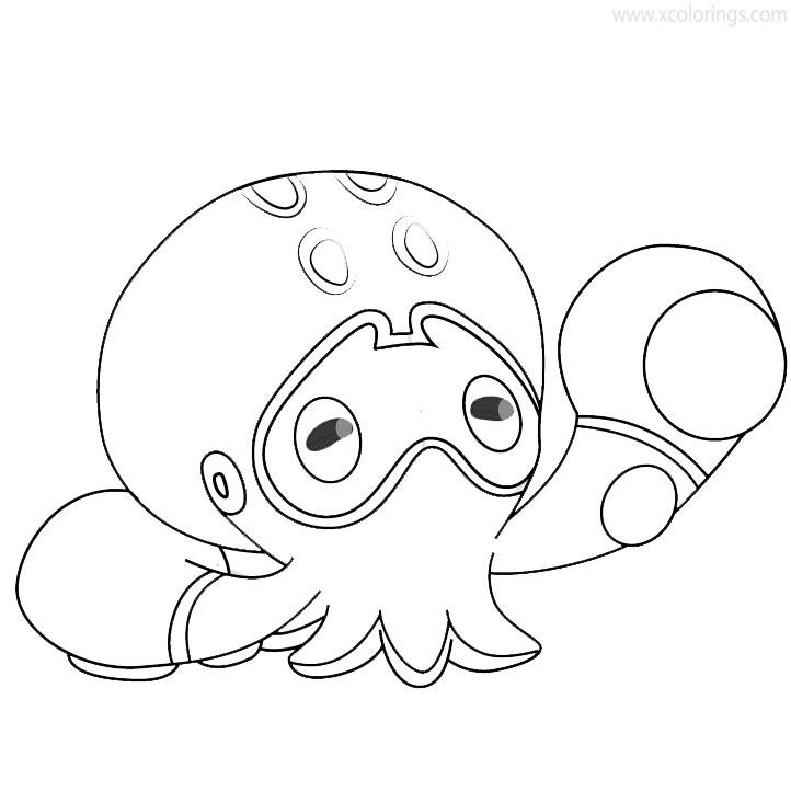 Clobbopus Pokemon Coloring Pages