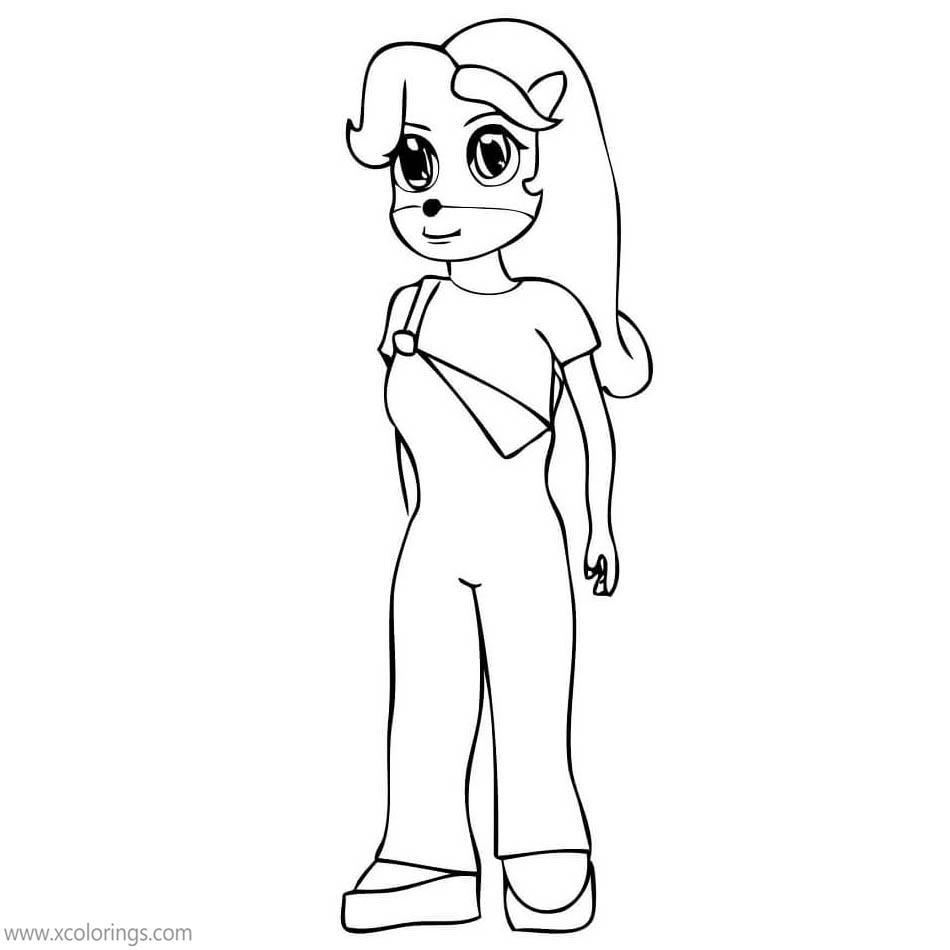 Free Coco Bandicoot from Crash Bandicoot Coloring Pages printable