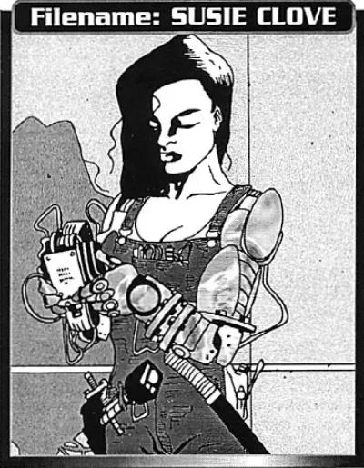 Free Cyberpunk Coloring Pages Suzy Clove printable